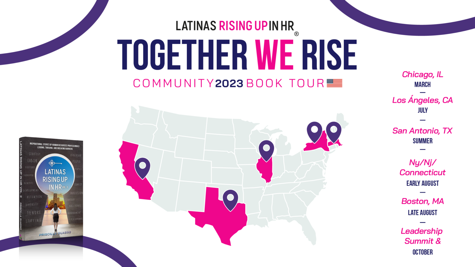 Together We Rise: Community 2023 Book Tour - Latinas Rising Up in HR